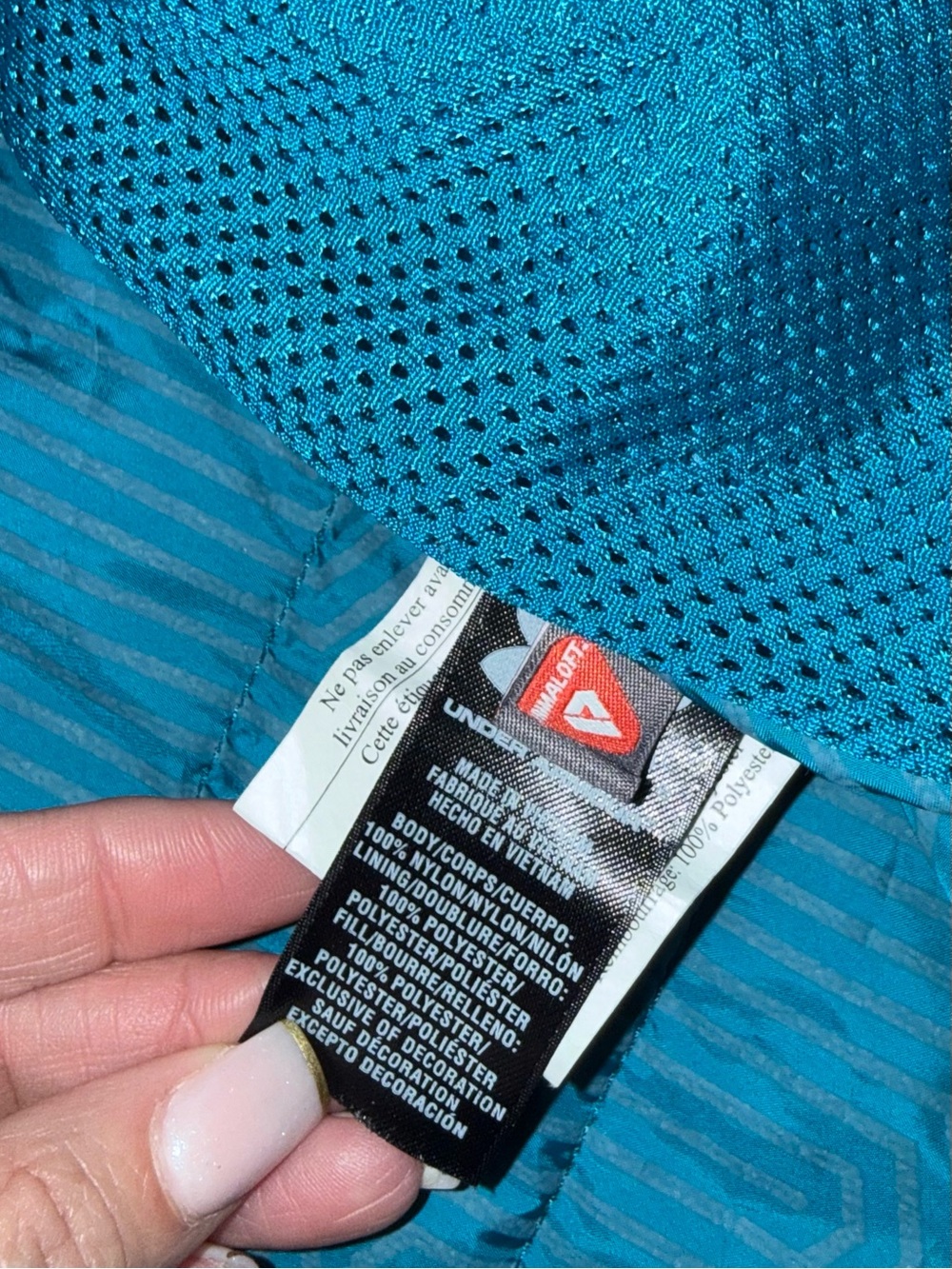 Under Armour ColdGear Infrared Quilted Full Zip Jacket Blue Women’s 2XL - Picture 12 of 13